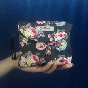 Cath Kidston Gray Floral Foldaway Tote